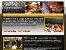 Tablet Screenshot of masterscateringak.com